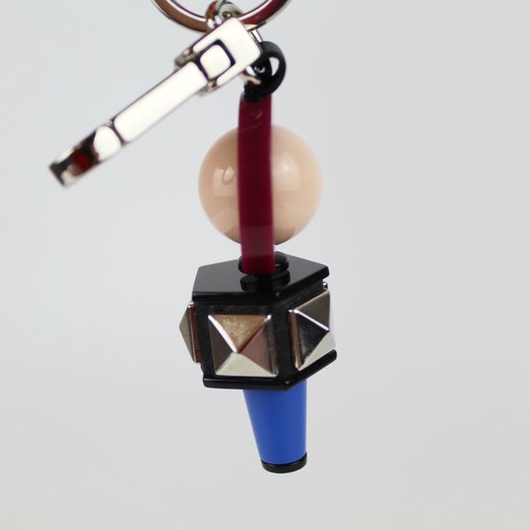 NWT Burberry Punk Geometric Bag/ Key Charm - Picture 9 of 9